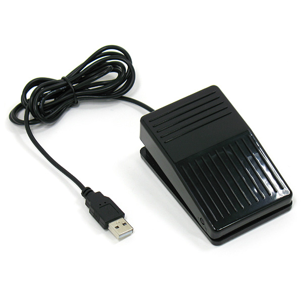 ルートアール USBフットペダルスイッチ マウス操作対応 RI-FP1BK-